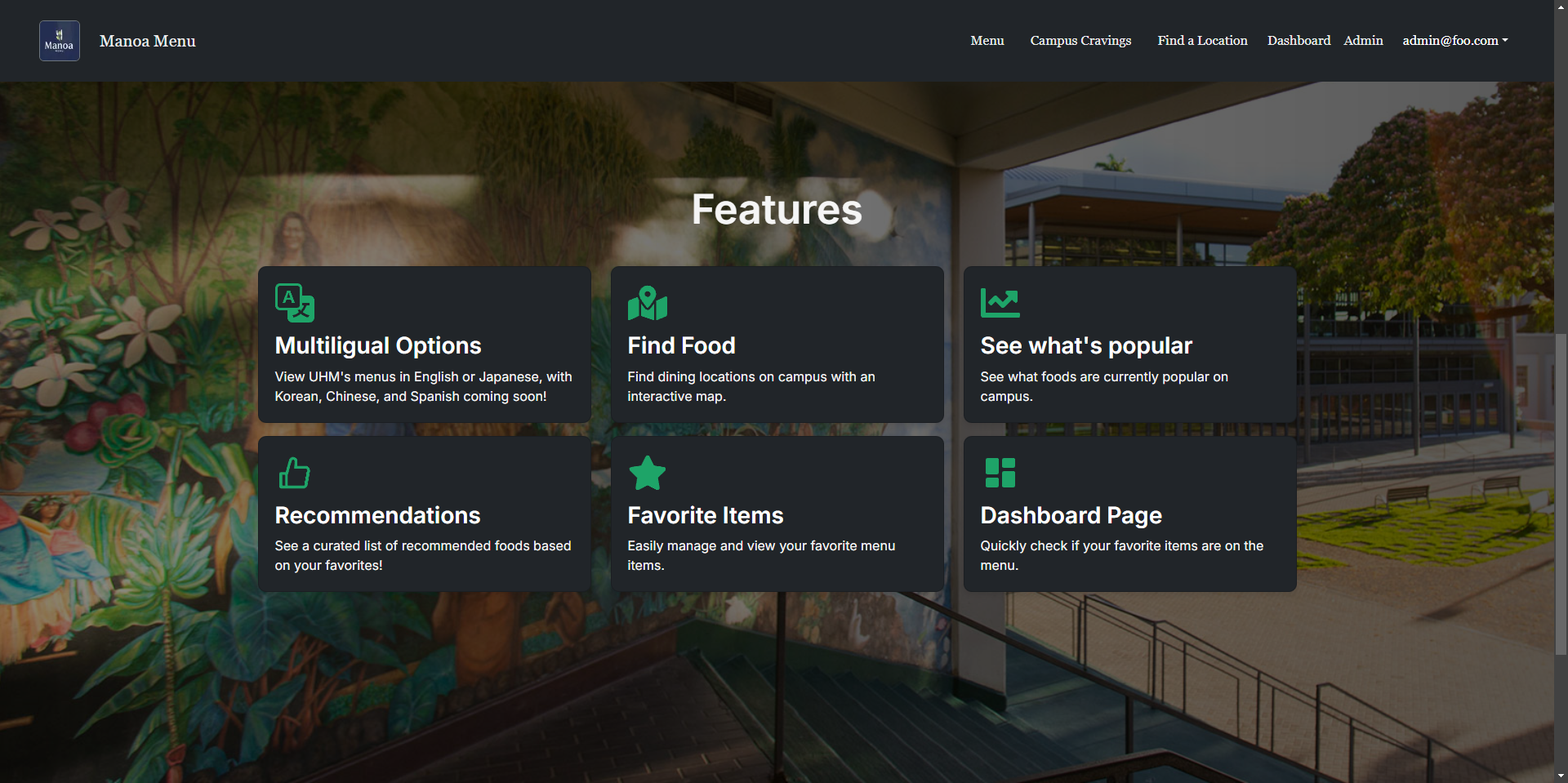 Landing Page Features